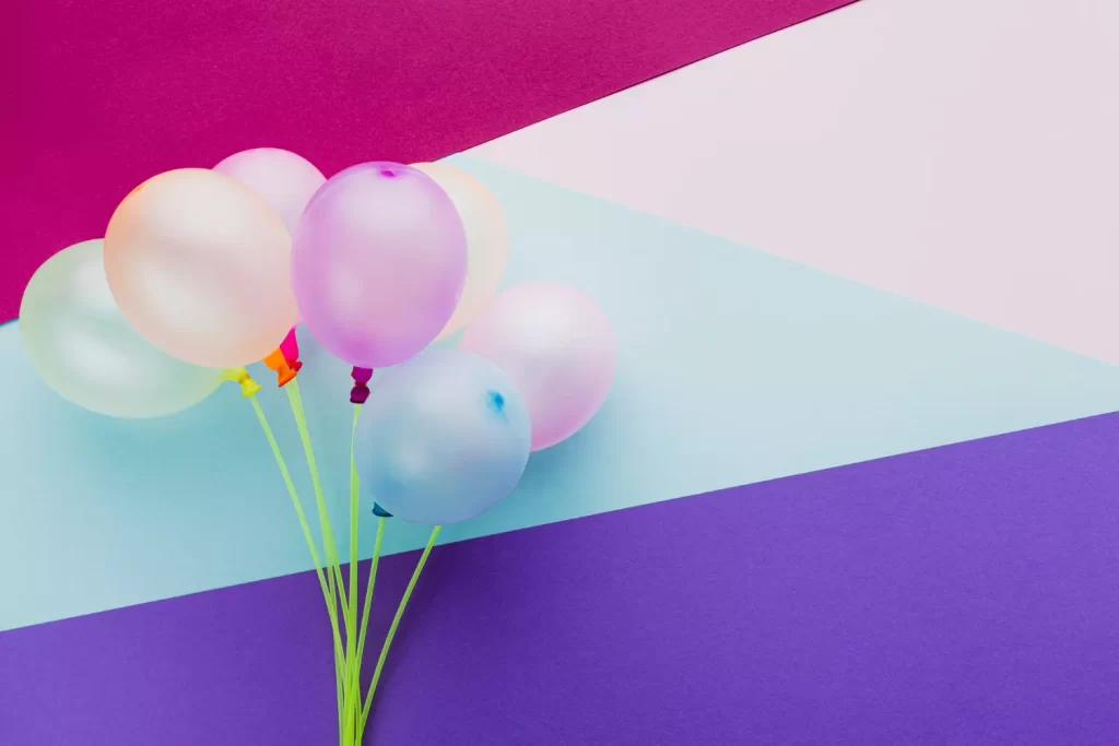 How mix balloon colors together
